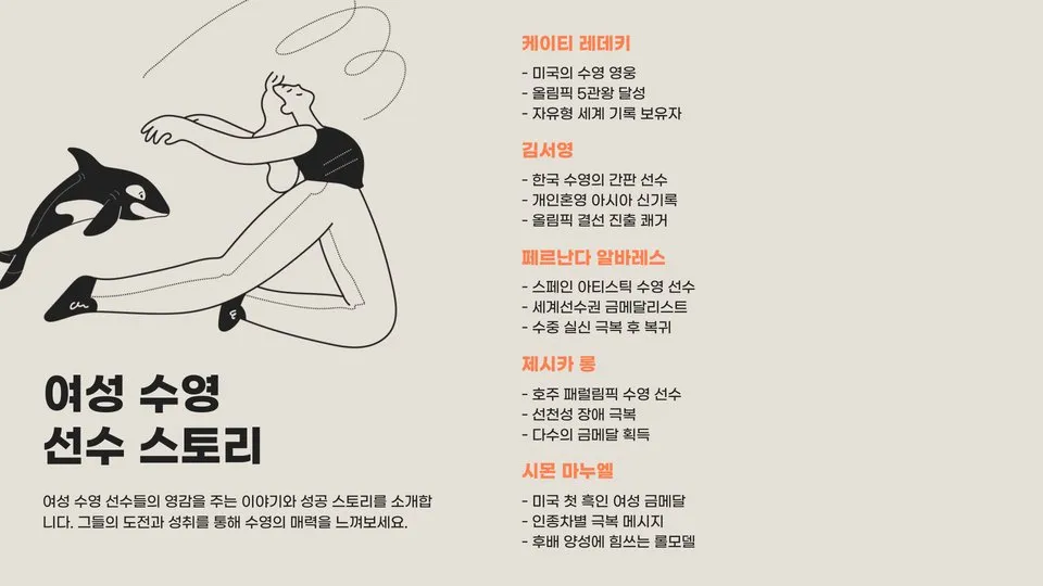여자 수영 이미지 2